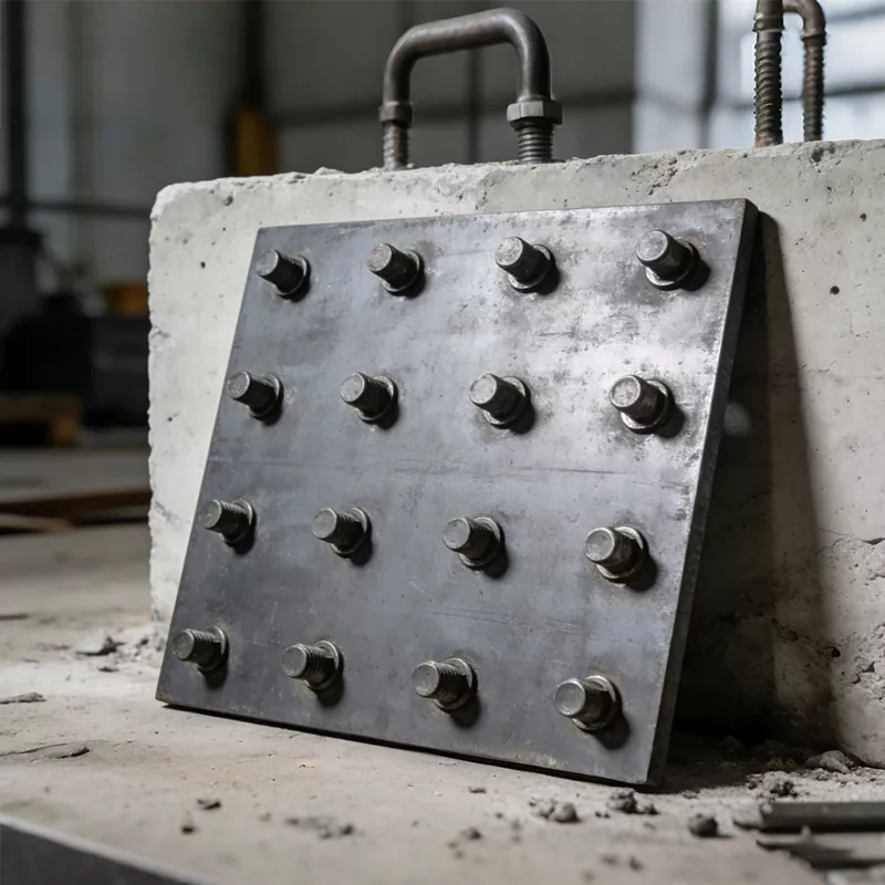 Вградена стоманена плоча