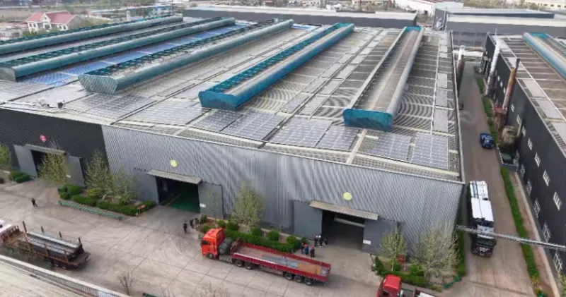 Steel profile warehouse and inventory management facility
